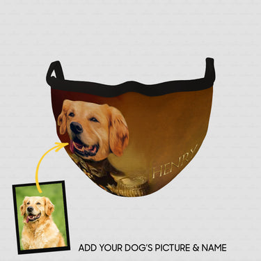 Personalized Dog Gift Idea - Royal Dog's Portrait 21 For Dog Lovers - Cloth Mask